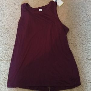 NWT Maroon Workout top